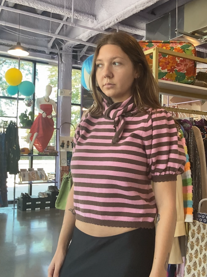 Stripped Sally Top
