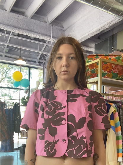 Pink Floral Top