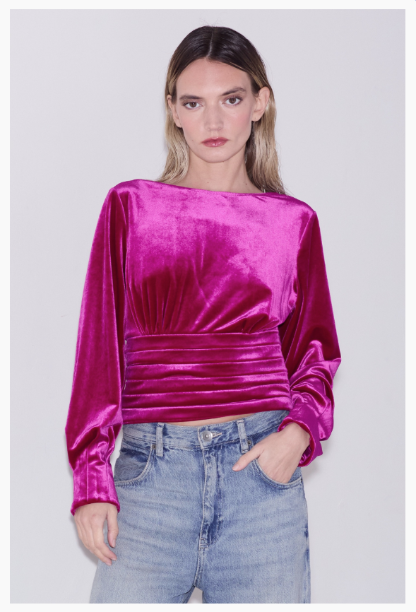 Raspberry Velvet Top