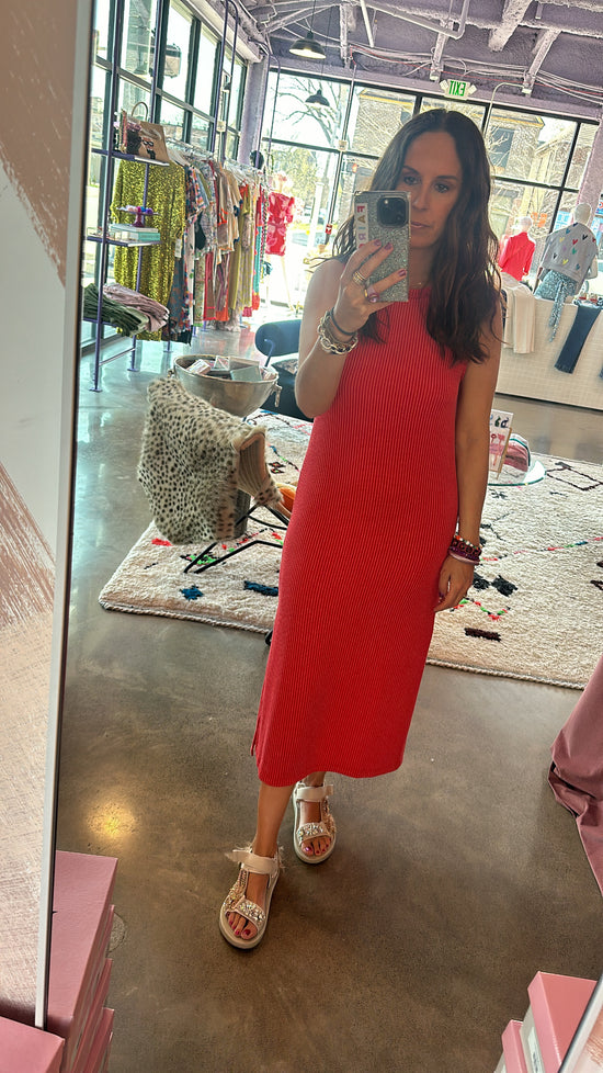 Red Stripe Dress