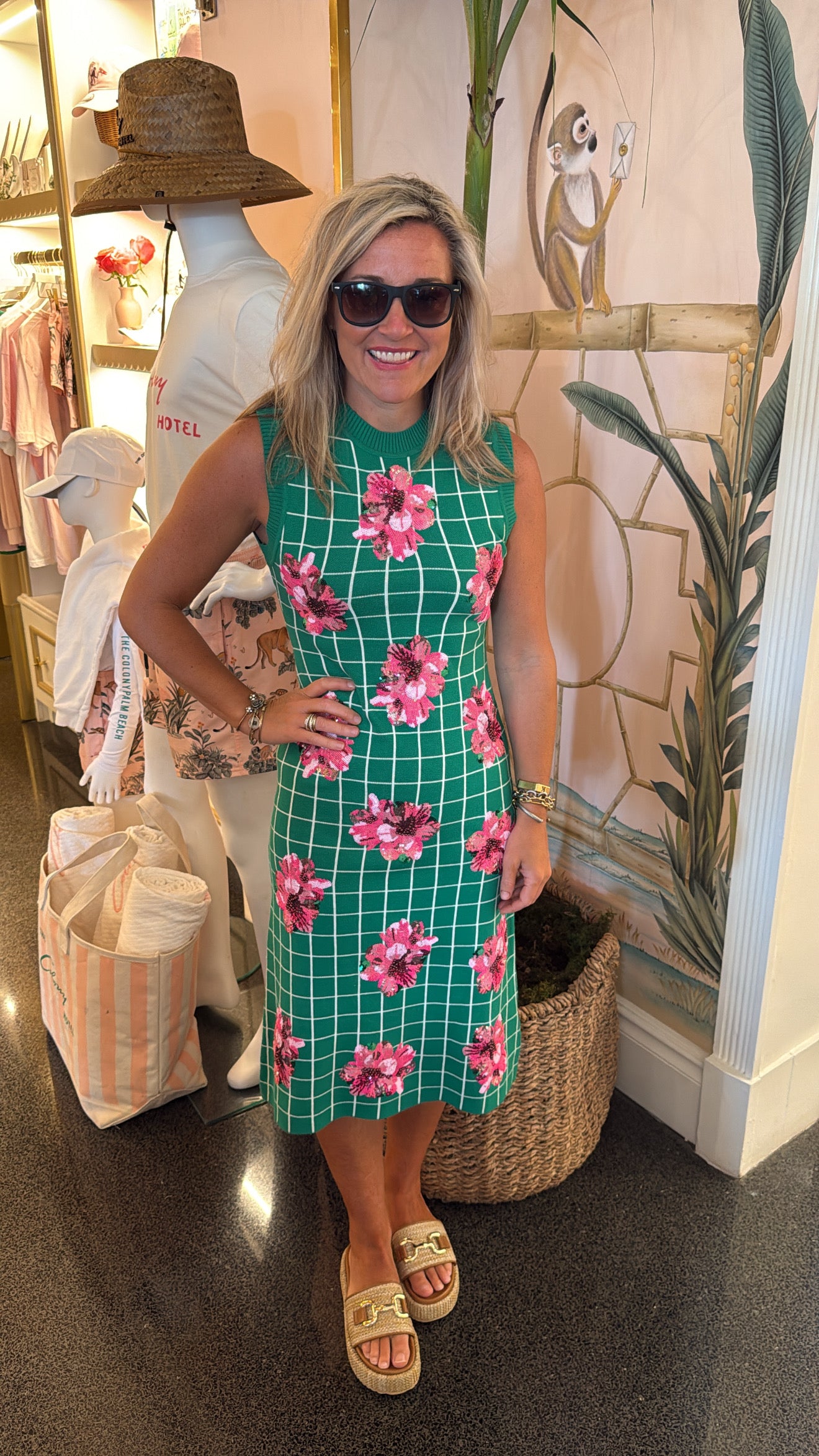 Azalea Checkered Dress