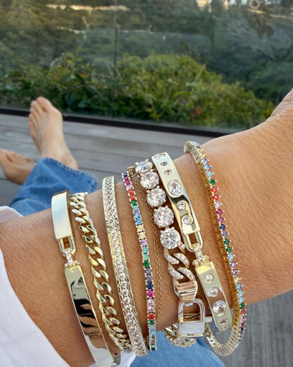 Rainbow Tennis Bracelet