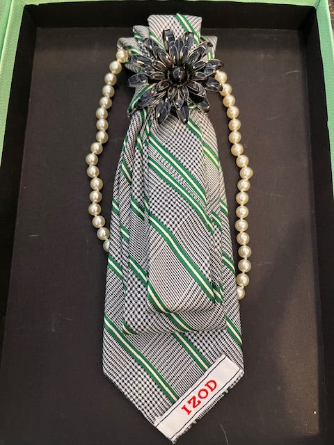 Vintage Izod Tie Necklace