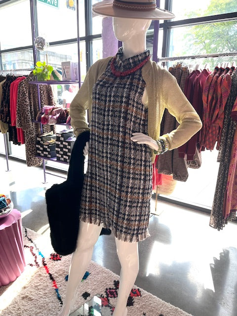 The Chic Tweed Dress