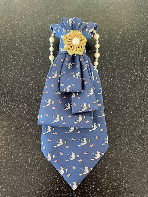 Hermes Ice Fishing Tie Necklace