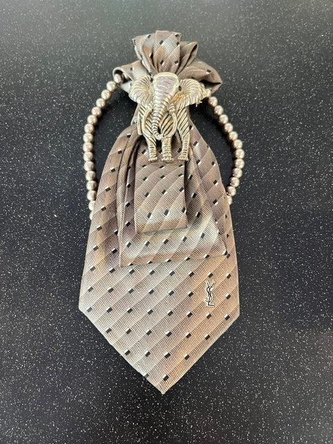 Elephant Tie Necklace