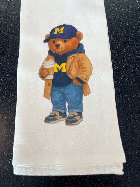 Michigan Bear Towels