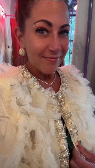 Ivory Tulle Jacket