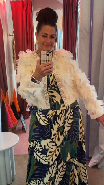 Ivory Tulle Jacket
