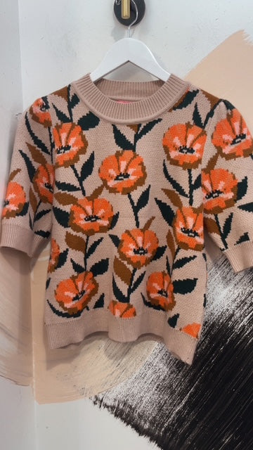 Fleur Latte Sweater