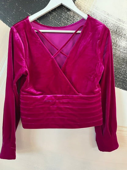 Raspberry Velvet Top