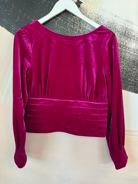 Raspberry Velvet Top