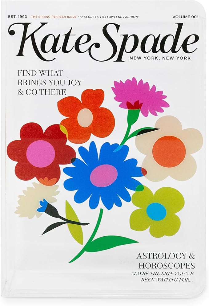 Kate Spade KS Magazine Acrylic Book Vase