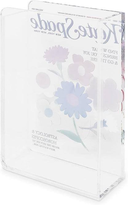 Kate Spade KS Magazine Acrylic Book Vase