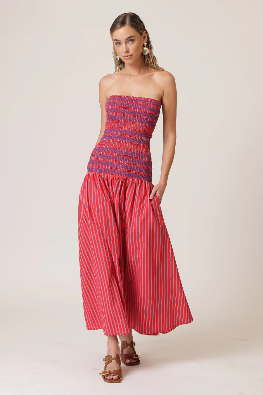 The Claudine Strapless Dress