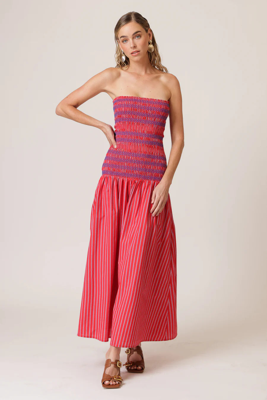 The Claudine Strapless Dress