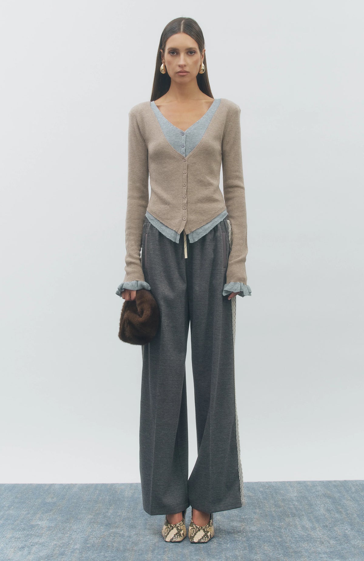 Gina Two Tone Cardi