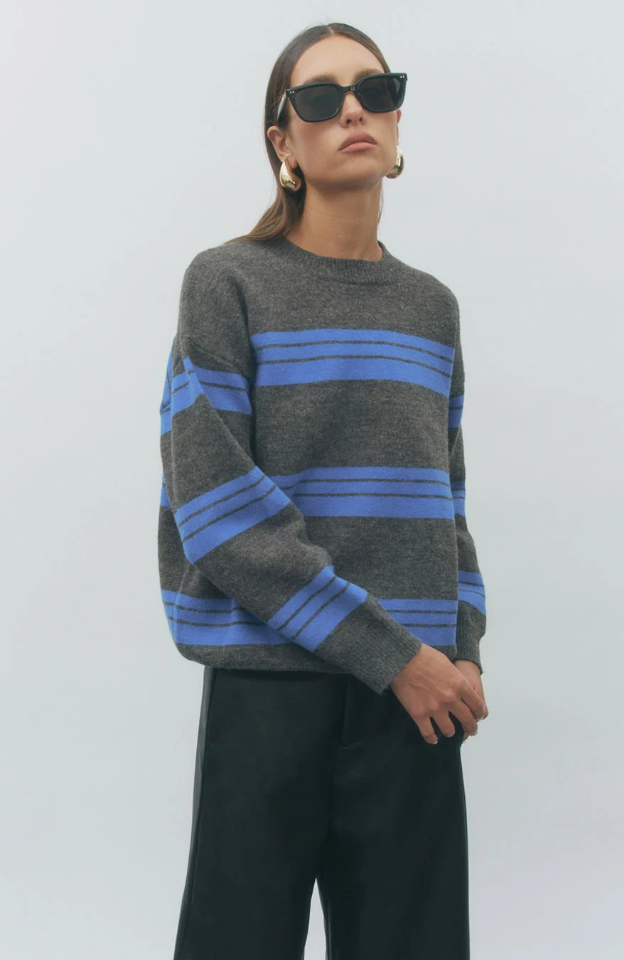 LIONS Striped Sweater