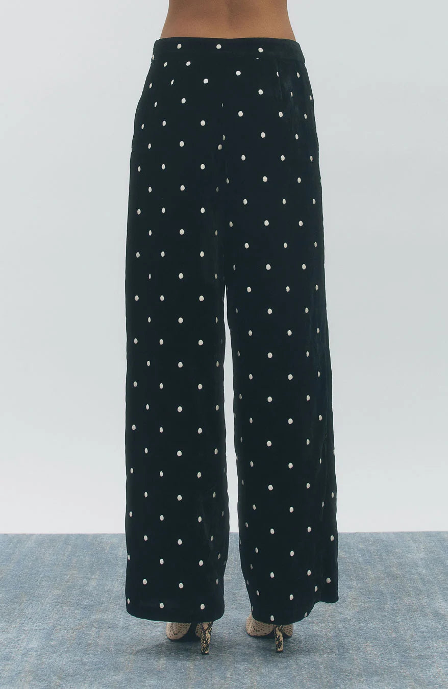 Velvet Dot Trousers