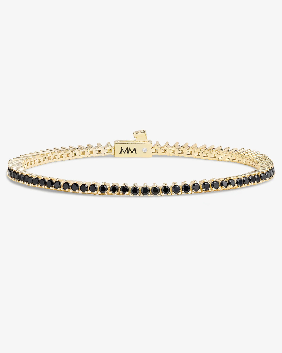 Black Tennis Bracelet