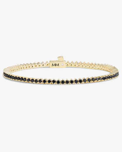 Black Tennis Bracelet