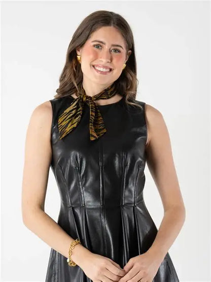 Tiger Print Scarfette