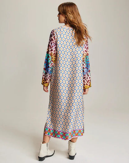 Violet V Neck Dress