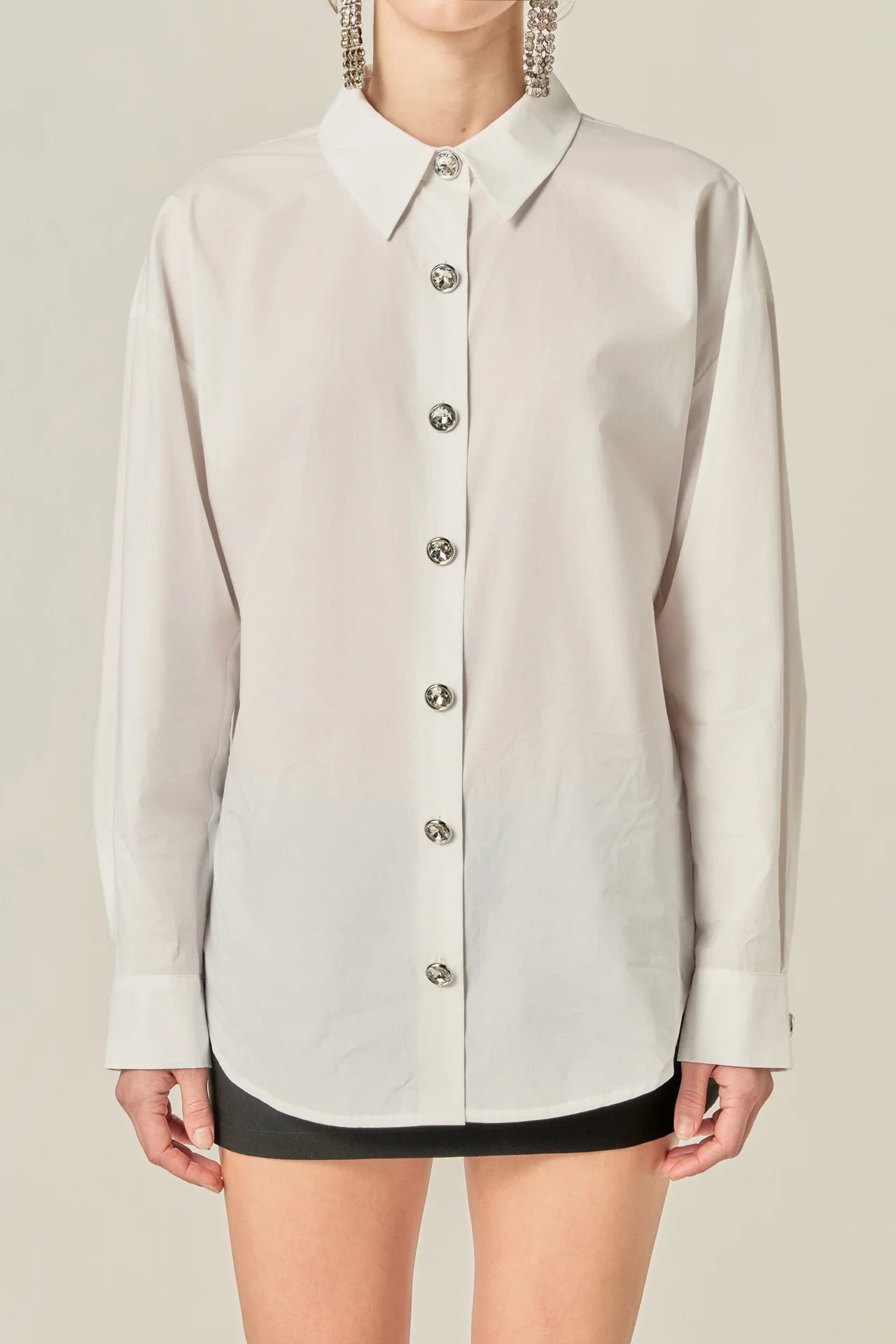 Crystal Button Down