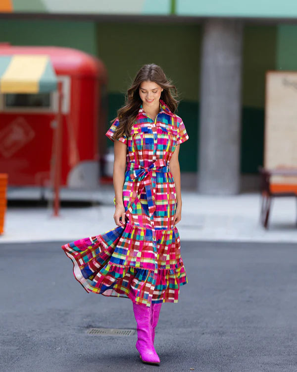Circus Plaid Rachel Dress
