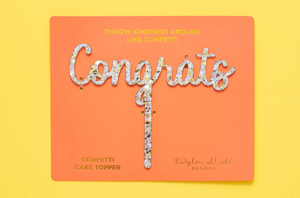 Congrats Cake Topper