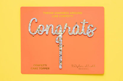 Congrats Cake Topper