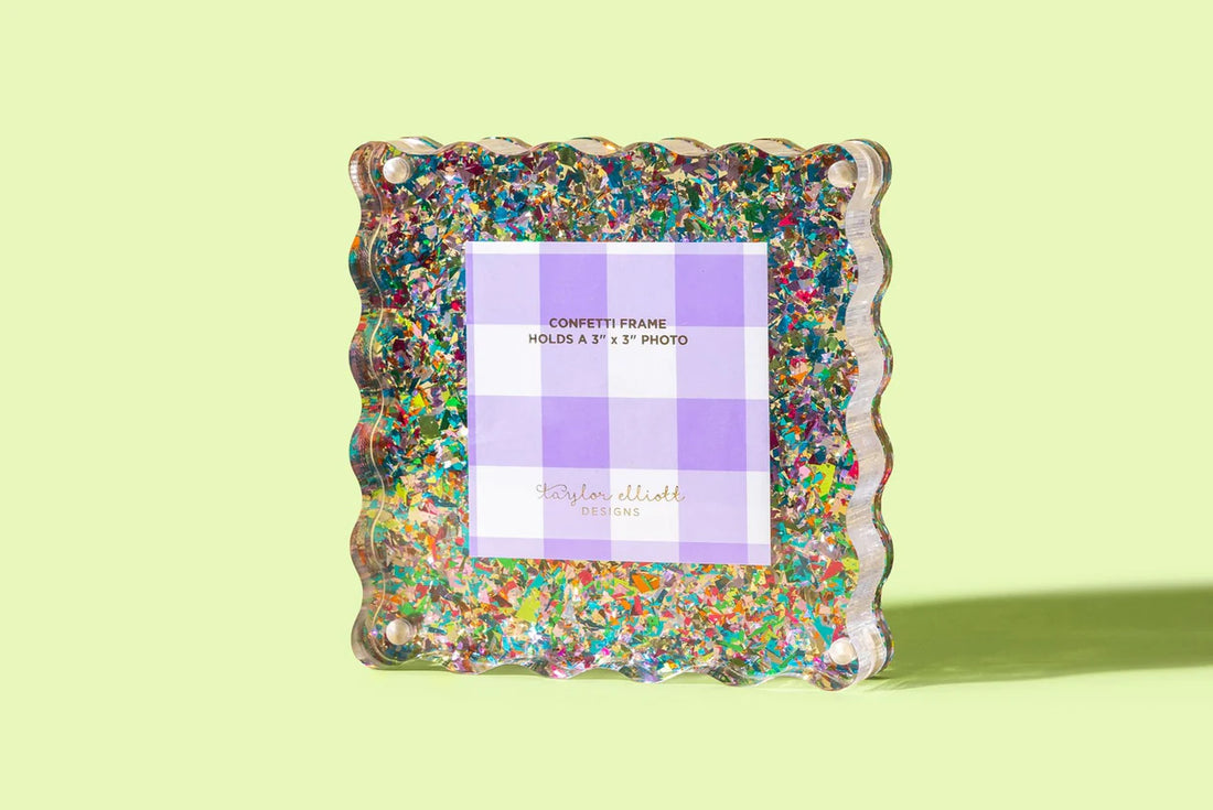 Confetti Acrylic Frame- Small
