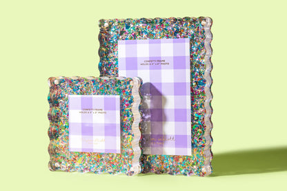 Confetti Acrylic Frame- Small