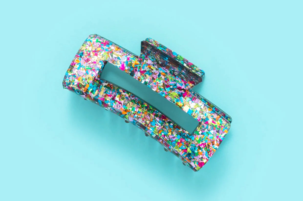 Confetti Queen Claw Clip