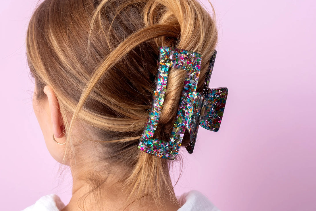 Confetti Queen Claw Clip