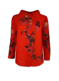 Rose Garden Pleated Shirt