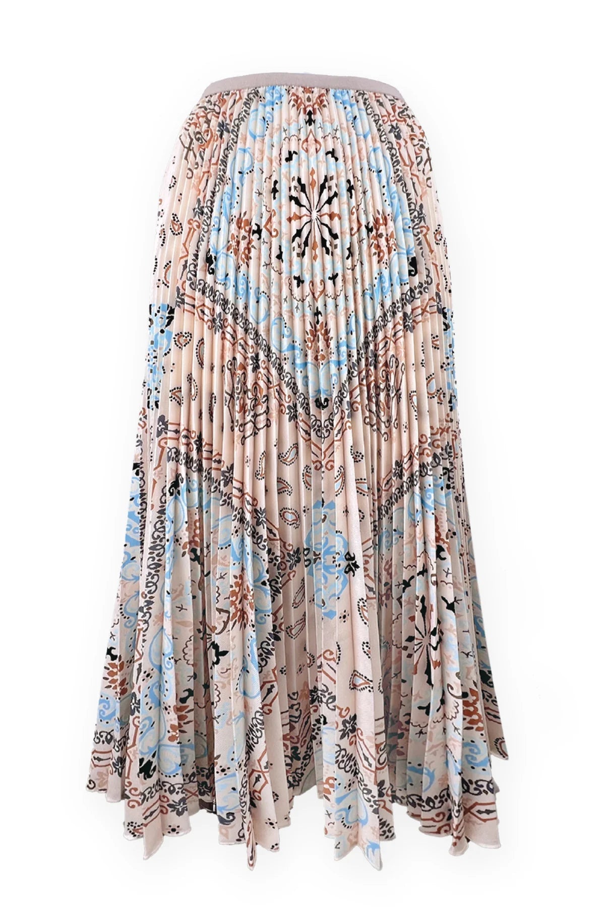 Arianna Kilim Pleated Skirt