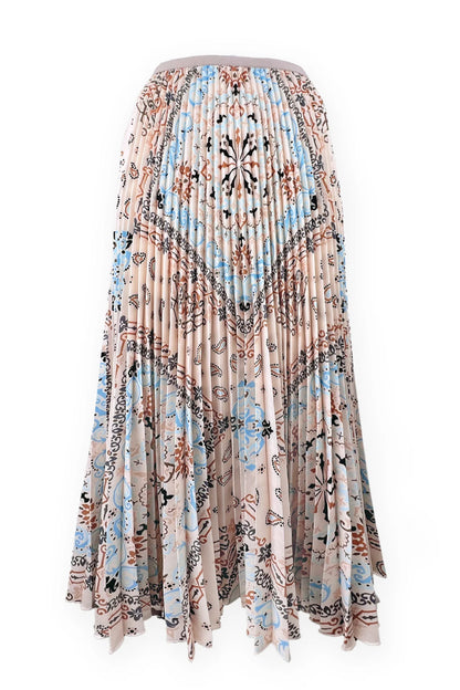 Arianna Kilim Pleated Skirt