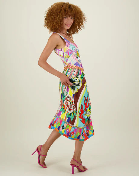 Vanessa Flower Midi