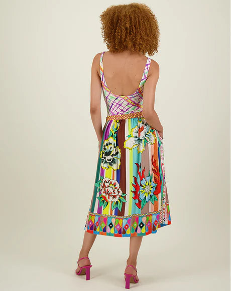 Vanessa Flower Midi