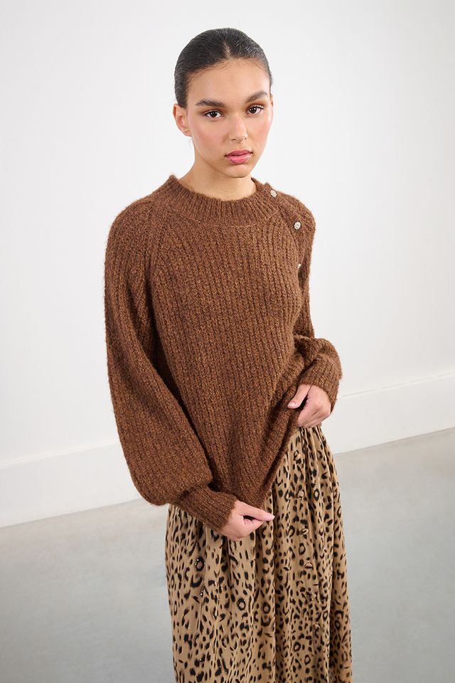 Chocolate Sparkle Cardigan