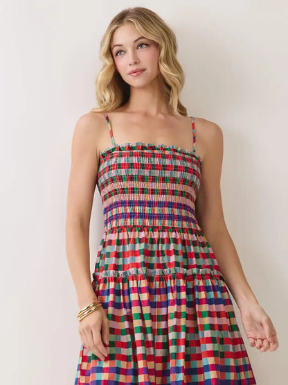 The St. Barts Madras Maxi Dress