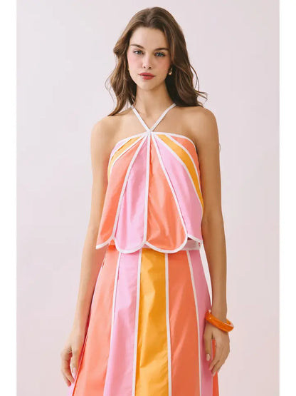 Petal Halter Top