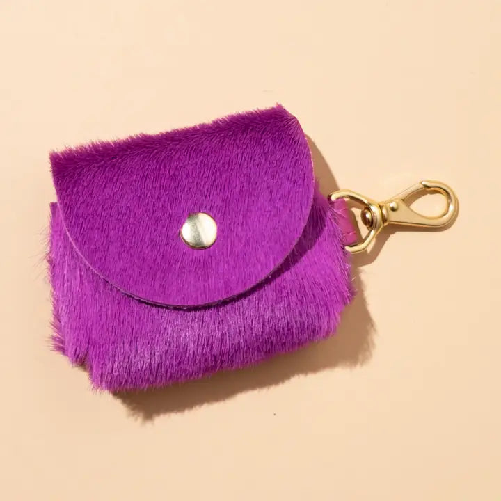 Fur Earbud Keychain