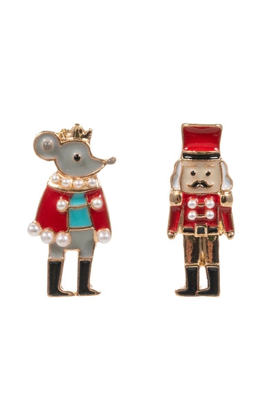 Nutcracker &amp; Mouse Earrings