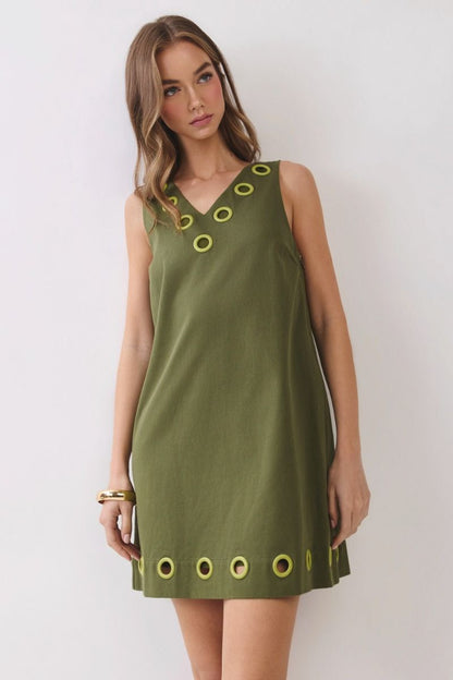 Olive Statement Dress