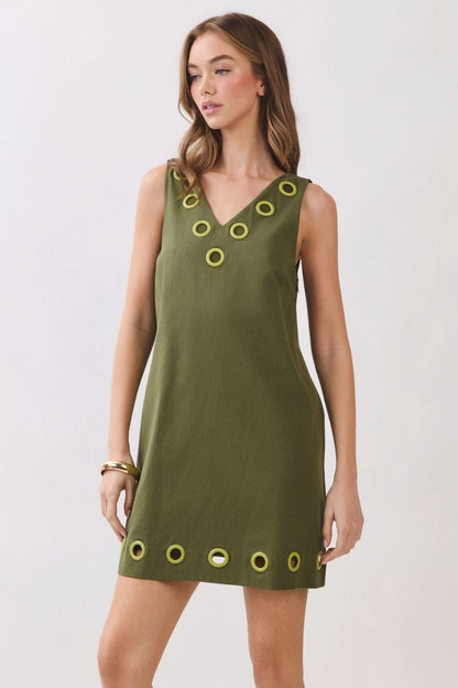 Olive Statement Dress