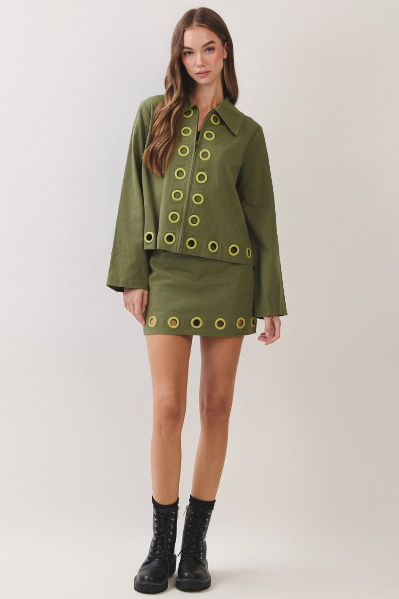 Olive Statement Jacket