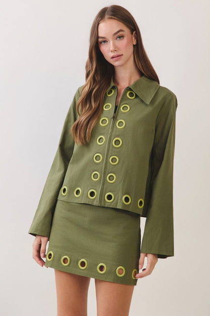 Olive Statement Jacket