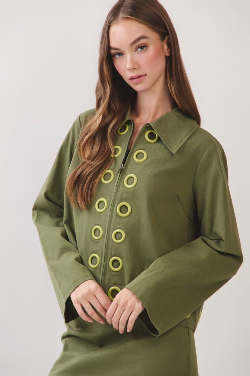 Olive Statement Jacket